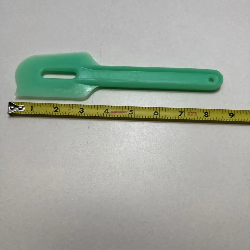 Tupperware Scraper Spatula Translucent Jadeite Green Vintage